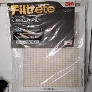 Fresh 3M AC Furnace Air Filter - 16x20x1 Size